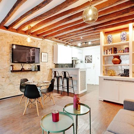 Ferienwohnung Marais - Vosges Luxury Flat Paris Exterior foto