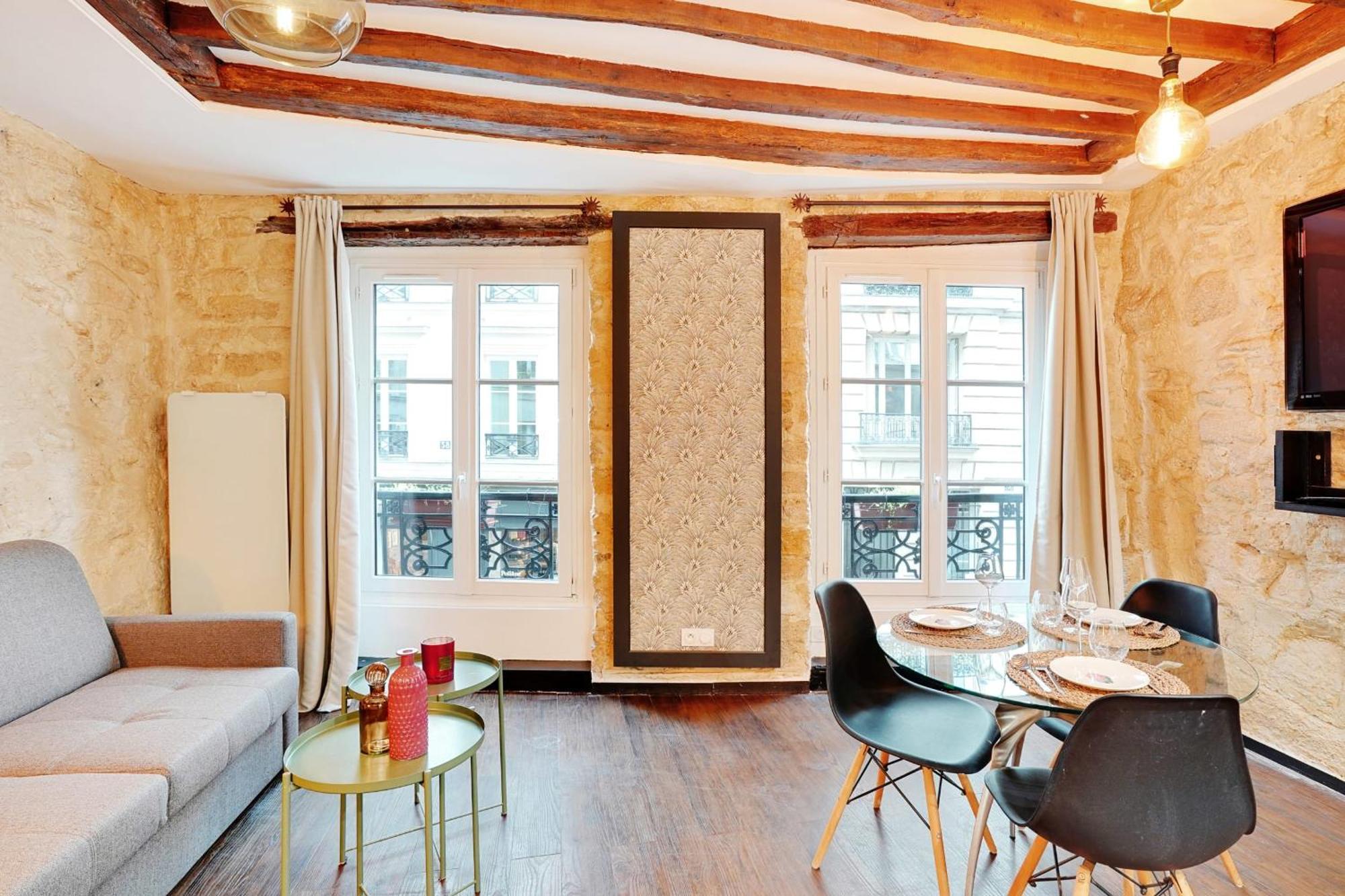 Ferienwohnung Marais - Vosges Luxury Flat Paris Exterior foto