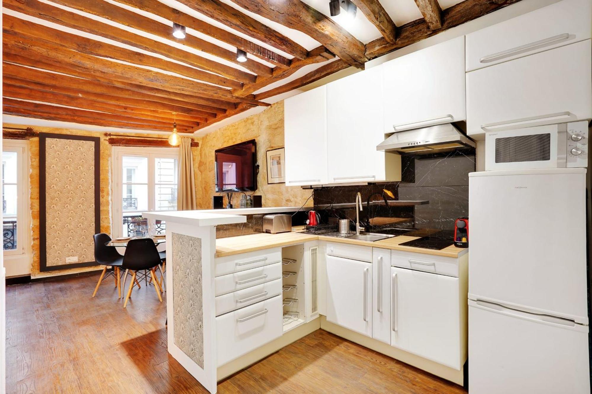 Ferienwohnung Marais - Vosges Luxury Flat Paris Exterior foto