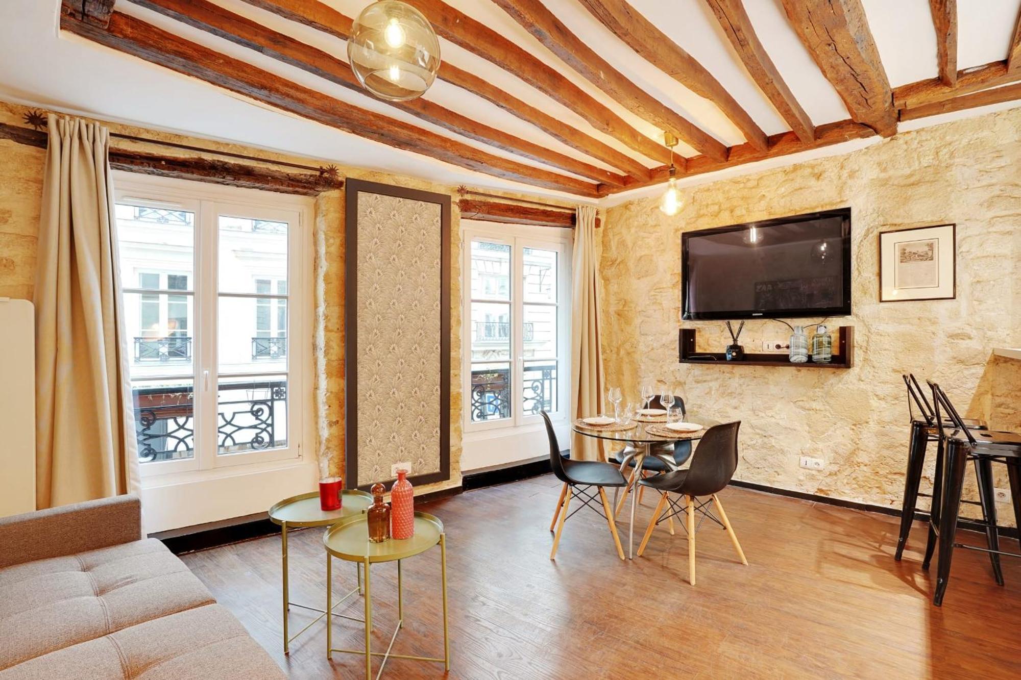 Ferienwohnung Marais - Vosges Luxury Flat Paris Exterior foto